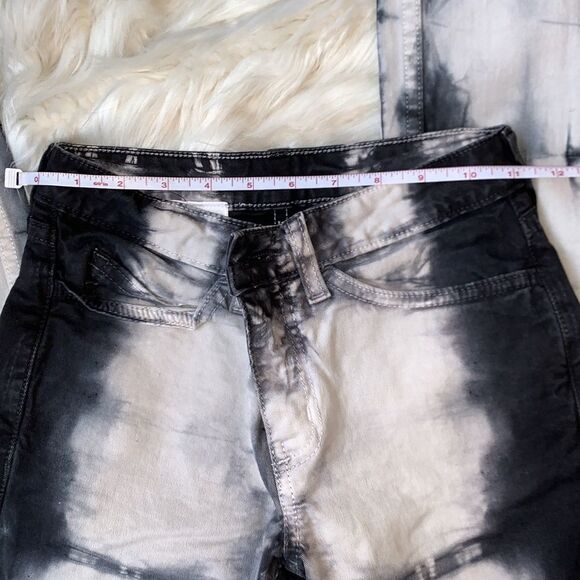 American Apparel The Slim Slack Lite Tie Dye Jeans Size 24 - Picture 6 of 7